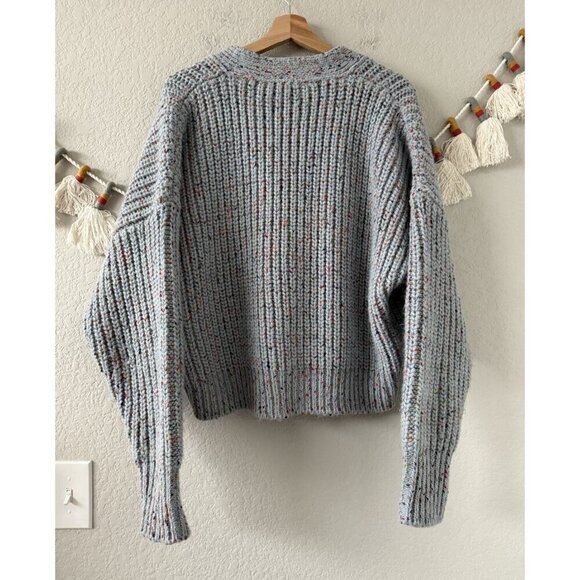 Munthe Tend Cardigan Chunky Knit Wool Blend Slouchy Boho Made In Italy 38 US 8 - Picture 3 of 10
